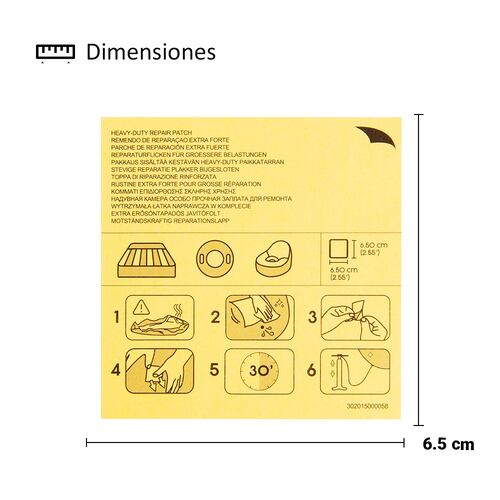 Parche Reparador De Inflables 10 Pzas Transparentes Bestway