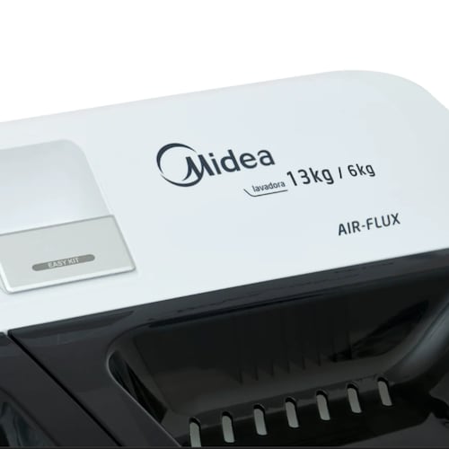 Lavadora Doble Tina Midea 13kg Blanca Triple Función Air Flux Midea MTG01W13W-04