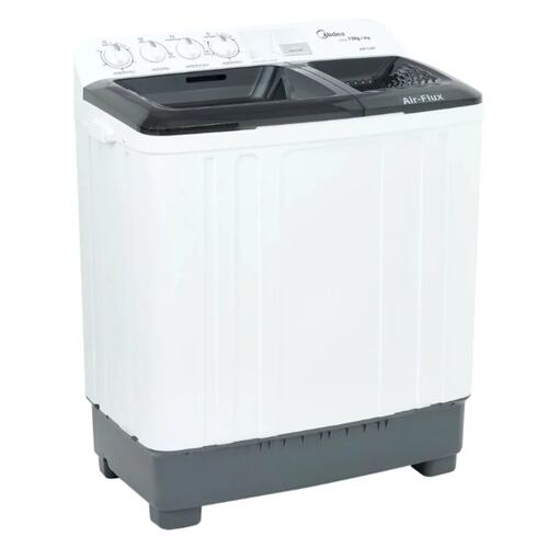 Lavadora Doble Tina Midea 13kg Blanca Triple Función Air Flux Midea MTG01W13W-04