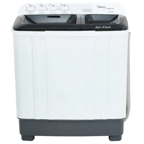 Lavadora Doble Tina Midea 13kg Blanca Triple Función Air Flux Midea MTG01W13W-04