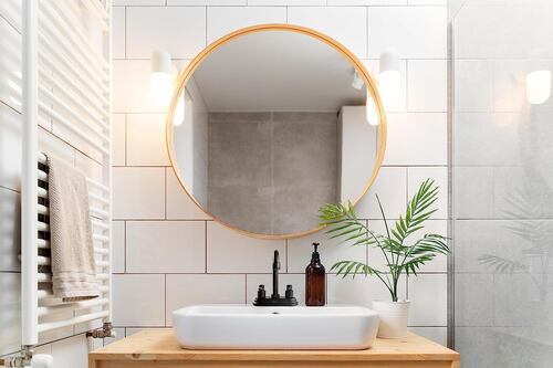 CNX Meer Faucets Kit de Mezcladora y Accesorios para Baño de Acero Inoxidable, Latón y Zinc en Acabado Negro Mate
