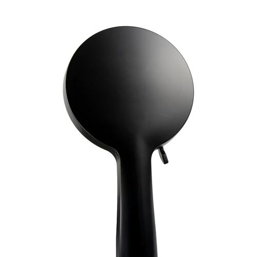 Meer Faucets by CNX - Kit Completo de Regadera y Accesorios para Baño Negro Mate - Incluye Regadera con Cuello, Telefono, Mezcladora, Resumidero, Desviador, Portarollos de Papel y 3 Toalleros.