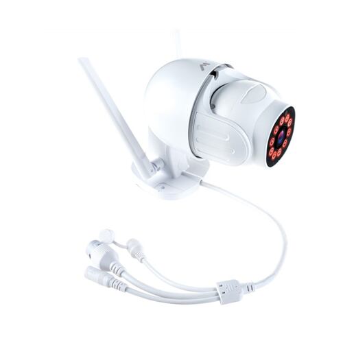 Cámaras Seguridad Vigilancia WiFi Exterior Robotizada 2 PIEZAS.