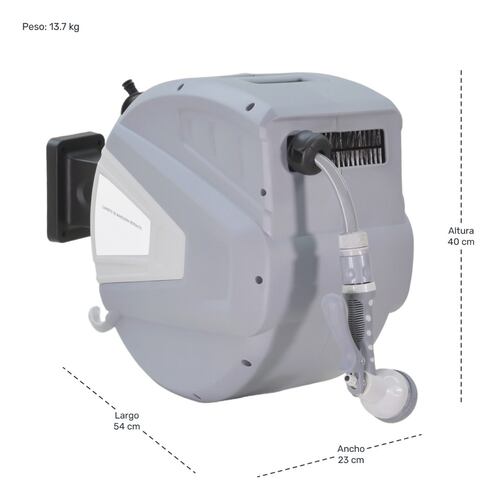 Manguera Carrete Automatico Retractil 30 M