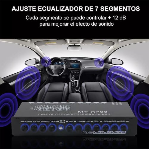 Ecualizador De 7 Bandas Con Epicenter Bass Audiocontrol