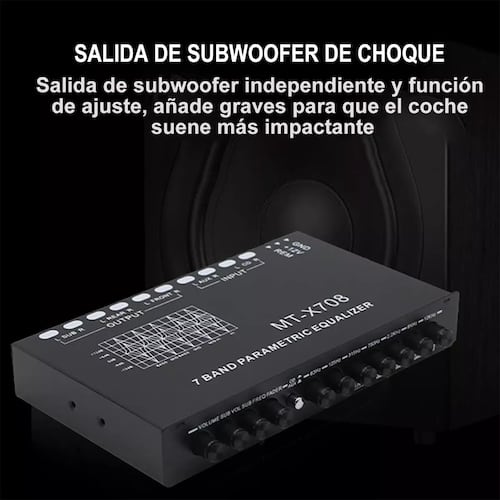 Ecualizador De 7 Bandas Con Epicenter Bass Audiocontrol