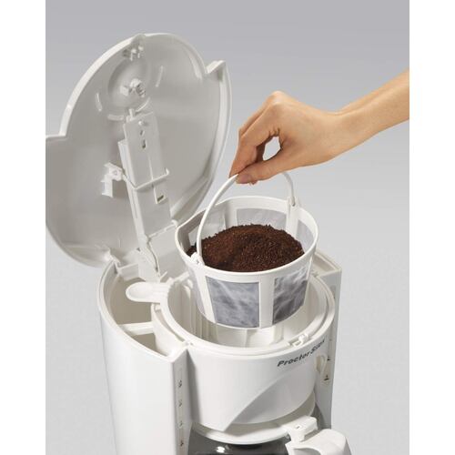 Cafetera Proctor Silex 48521 blanca de goteo 12 tazas.