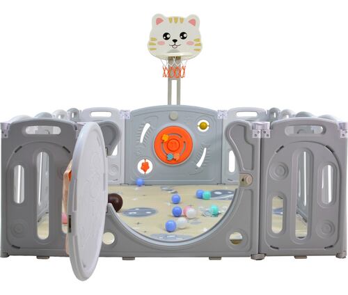 Corral Seguridad Bebe Plegable Area Infantil Gimnasio Juegos