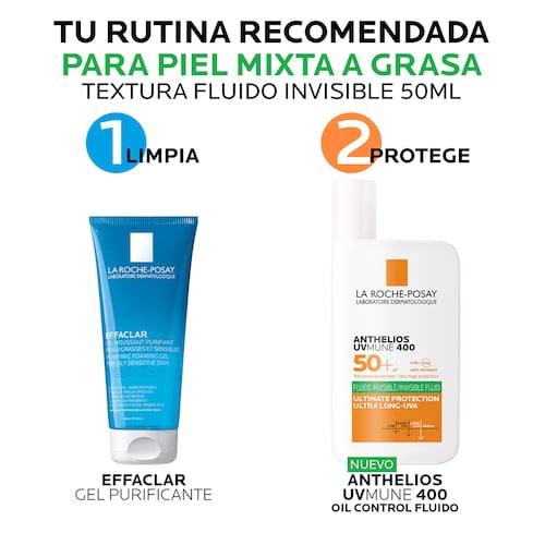 Kit Protector Solar Piel Mixta A Grasa. Textura Fluida