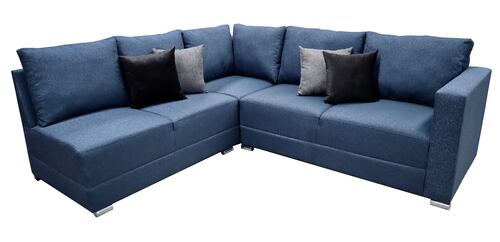 Sala Esquinera en U Corbel Azul Marino, 4 salas en 1, 200x315x255 cm El Bazar Store.