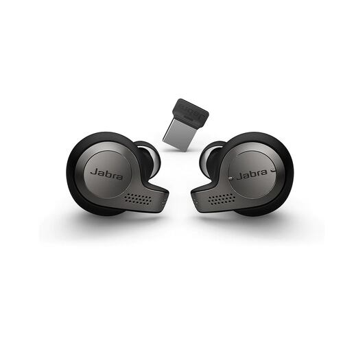 Jabra Manos Libres Evolve 65t UC, Bluetooth 5.0, Inalámbrico, Color Negro.