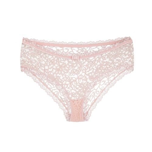 Boxer elaborado en encaje con sensuales trasparencias y fino encaje.  Marca: Odisea..