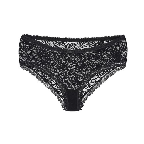Boxer elaborado en encaje con sensuales trasparencias y fino encaje.  Marca: Odisea..
