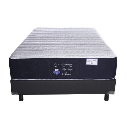 Juego De Box Y Colchon Absolut Spring Air - Matrimonial.