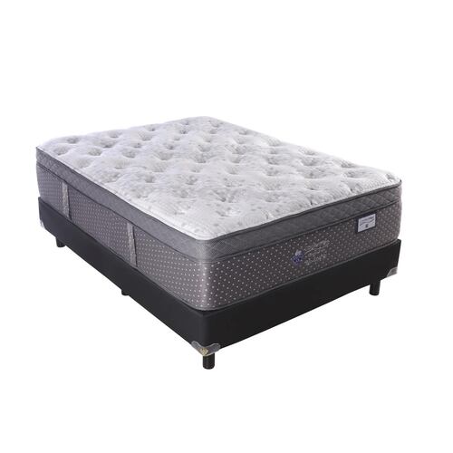 Juego De Box Y Colchon Bio Energy Spring Air - Queen Size.