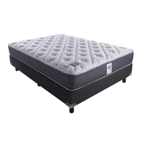 Juego De Box Y Colchon Kenia Spring Air - King Size.