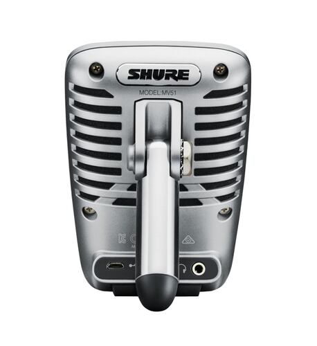 Micrófono Condensador SHURE Mv51-dig Usb P/grabación En Pc.