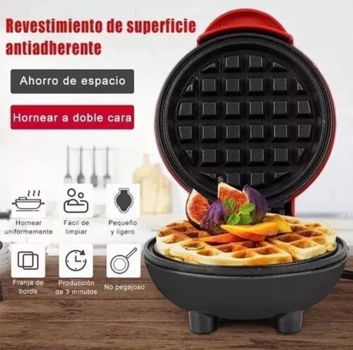 Máquina Pequeña Para Hacer Waffles Para Desayuno