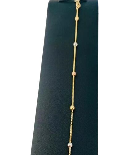 Pulsera De Bolitas Oro De 10 Kilates + Obsequio