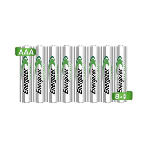 8 Pilas Baterías Recargables Energizer tamaño AAA 