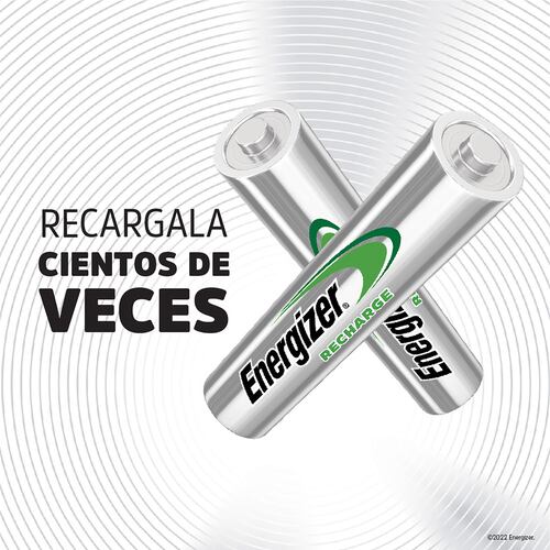 8 Pilas Baterías Recargables Energizer tamaño AAA 