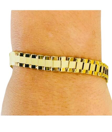 Juego De Pulsera + Aretes Baby Rolex 14k + Obsequio