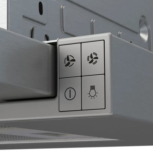 Campana Whirlpool WHT9030S Empotrable Retráctil 90 Cm Acero inoxidable.
