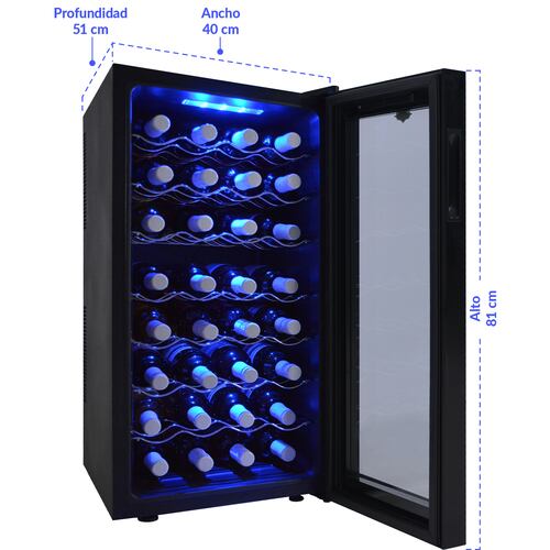 Cava Vinos Enfriador 32 Botellas Frigobar Exclusive Premium