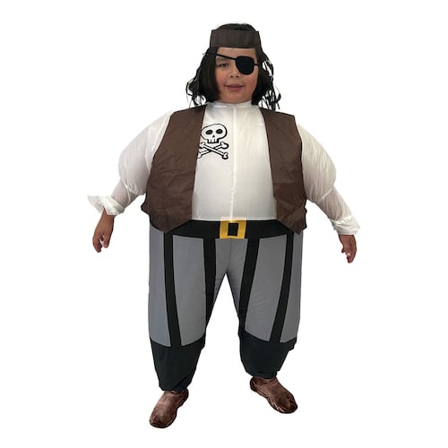 Disfraz Inflable pirata pirate bucanero halloween toda ocasión 2 tallas disponibles.