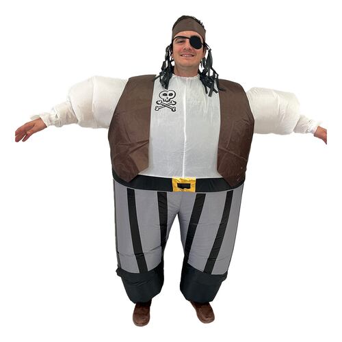 Disfraz Inflable pirata pirate bucanero halloween toda ocasión 2 tallas disponibles.