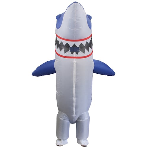 Disfraz Inflable De Halloween Shark Tiburón Premium Toda Ocasión - 2 Tallas Disponibles.