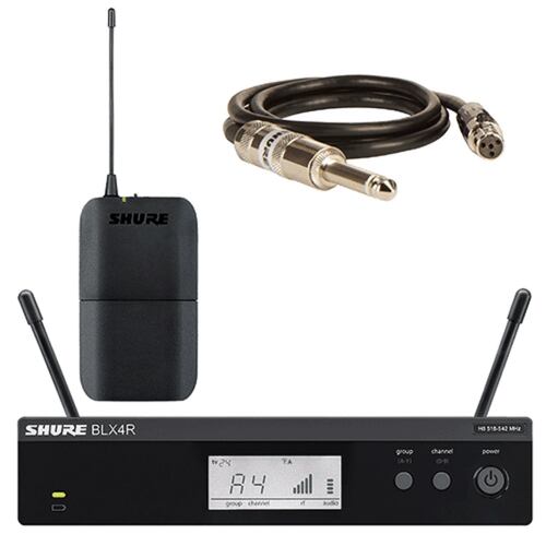 Sistema Inalámbrico SHURE Blx14r P/guitarra/bajo Rece P/rack.