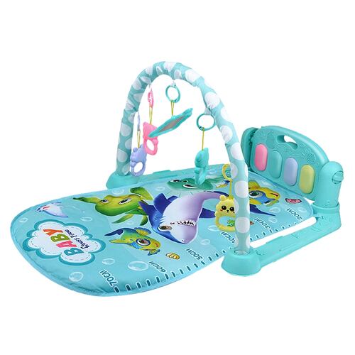 Gimnasio para Bebe Fitness Play Piano 804-A Tiburon Azul.