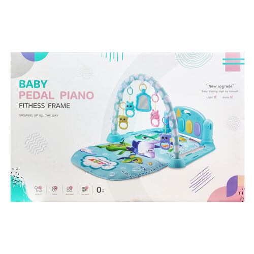 Gimnasio para Bebe Fitness Play Piano 804-A Tiburon Azul.