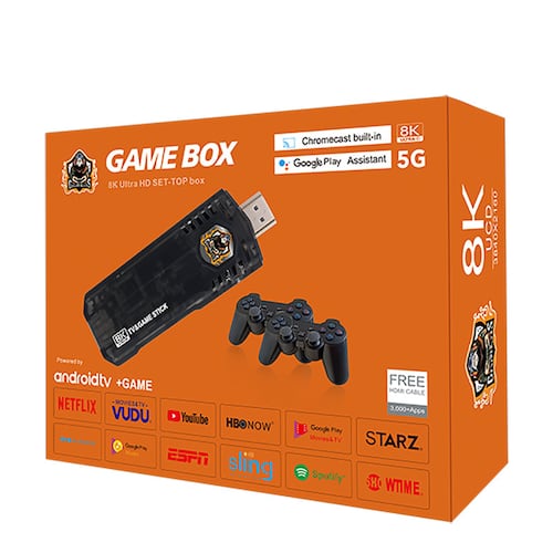 Consola de juegos mas Android tv box gamer.