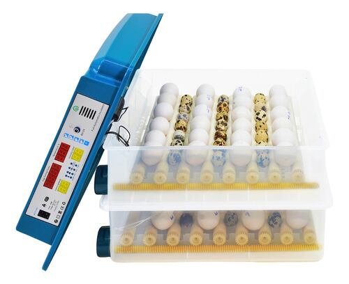Incubadora Automatica Huevos 120 Aves Pollos Ovoscopio
