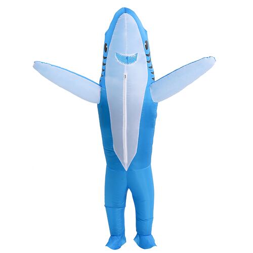 Disfraz inflable tiburón alegre happy shark Halloween toda ocasión.
