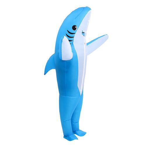 Disfraz inflable tiburón alegre happy shark Halloween toda ocasión.