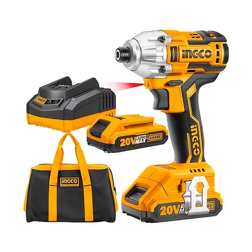Pistola Impacto Inal 1/4 20V 0-2100Rpm 0-33 Ingco Ucirli2002