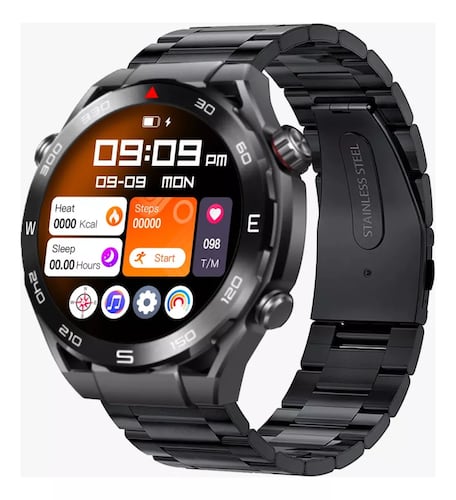 Smartwatch Reloj P9 Ultimate Fralugio Nfc Brújula Hr Bp Nfc FRALUGIO.