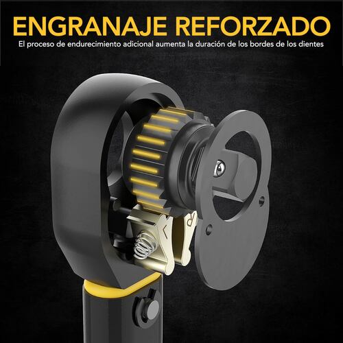 Llave dinamométrica torque 3/8" LEXIVON 13.6-108.5 Nm. 10-80 pies/libres