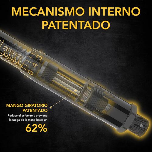 Llave dinamométrica torque 3/8" LEXIVON 13.6-108.5 Nm. 10-80 pies/libres