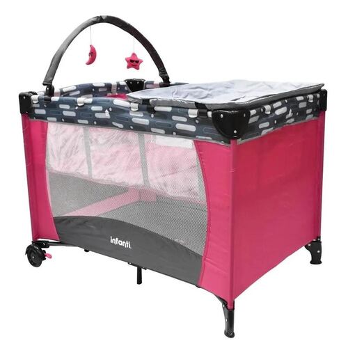 Cuna Corral Infanti Sonnet Dream Rosa.