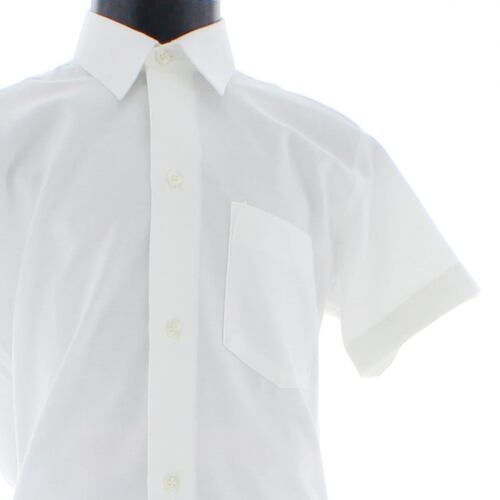 Camisa De Vestir Niño Color Blanco Manga Corta 3627 Escolar 2 A 14 Años.