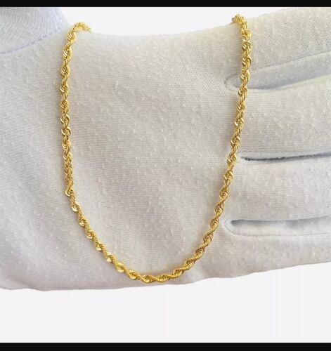 Cadena Torzal 55 Cm X 3 Mm Oro 14 K + Obsequio
