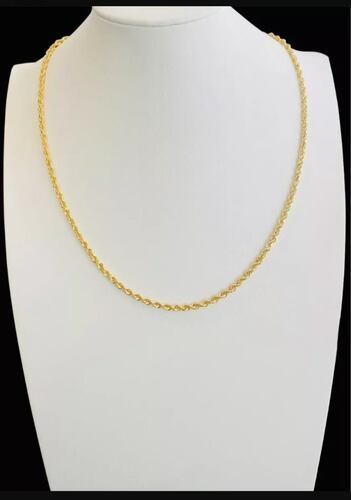 Cadena Torzal 55 Cm X 3 Mm Oro 14 K + Obsequio