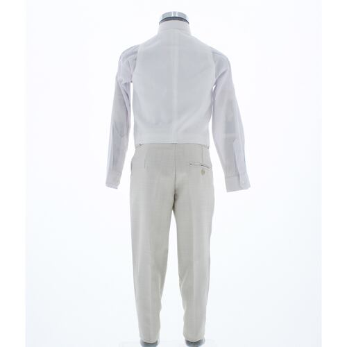 Traje de Niño Tres Piezas Color Beige 2 a 18 Años 3558.