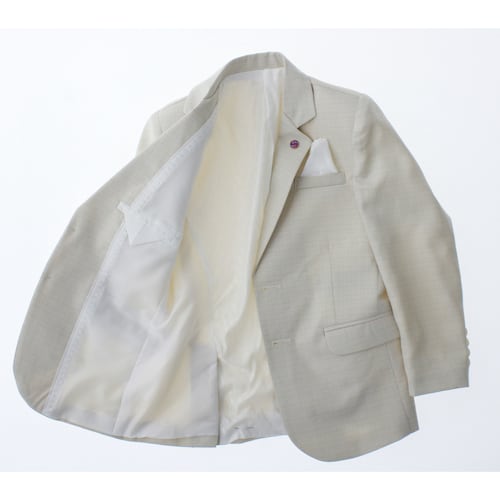 Traje de Niño Tres Piezas Color Beige 2 a 18 Años 3558.