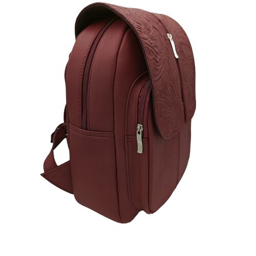 Mochila en Piel Vacuno Cincelada Fana Letizia Chedrón