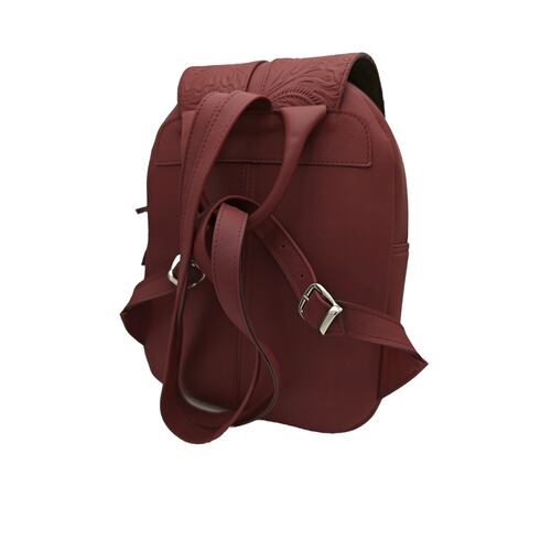 Mochila en Piel Vacuno Cincelada Fana Letizia Chedrón